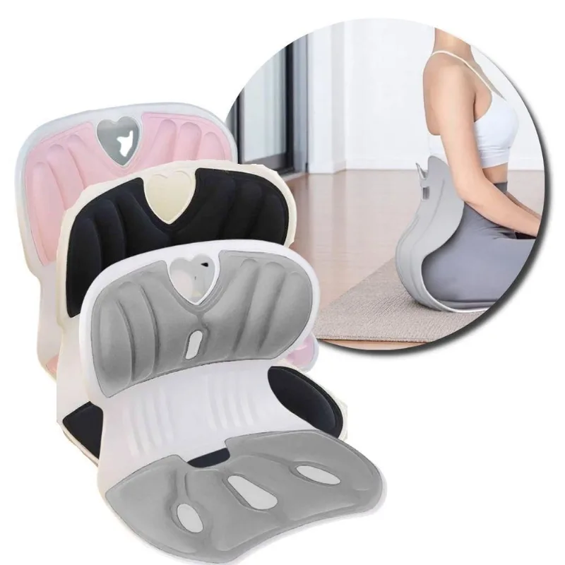 Assento Ergonômico Estofado Fullcommerce Modelo Assento com Apoio Lombar para Postura Correta 0.78
