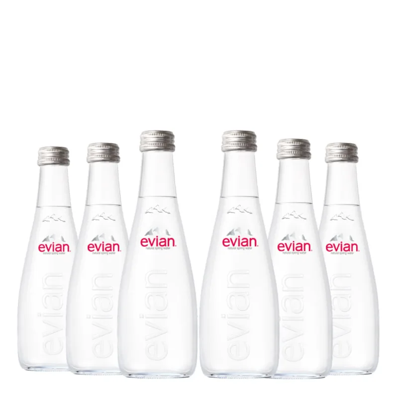 Kit De Água Evian Sem Gás 330ml Vd 6 Unidades - Não Informado