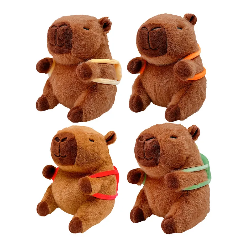 Pelúcia - Capivara - Mochilinha Frutas - Modelos Sortidos - 30cm - Semaan
