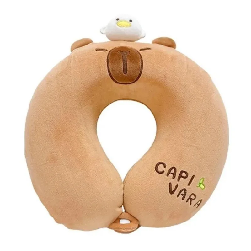 Travesseiro De Viagem CAA Toys Capivara 30x28cm CAA0126 (MP)