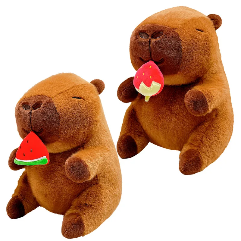 Pelúcia - Capivara - Frutas - Sortida - 30cm - Semaan