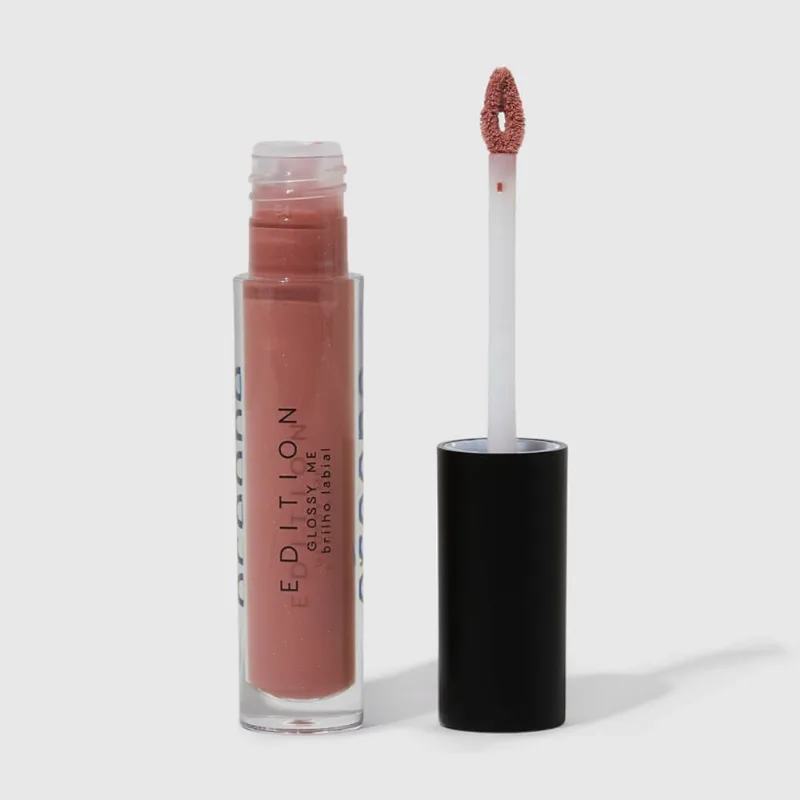 Brilho Labial Nude - Glossy Me Shimmer Brown Océane Edition 4g Não - Océane