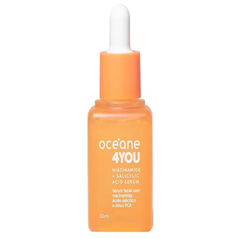 Sérum Facial Com Niacinamida e Ácido Salicílico e Zinco PCA Océane 4you 30ml