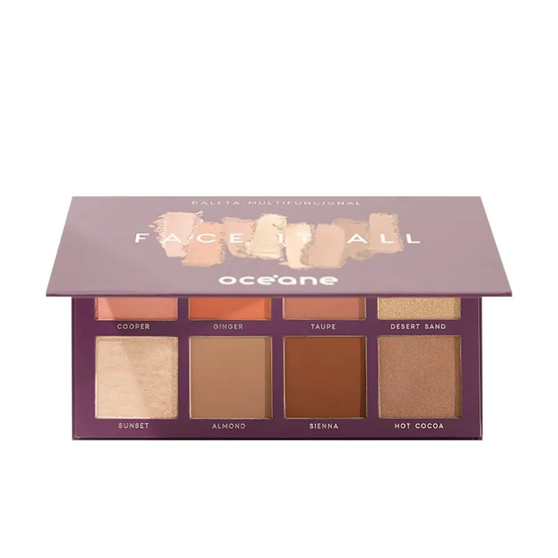 Océane Purple Face it All - Paleta Multifuncional 25,6g
