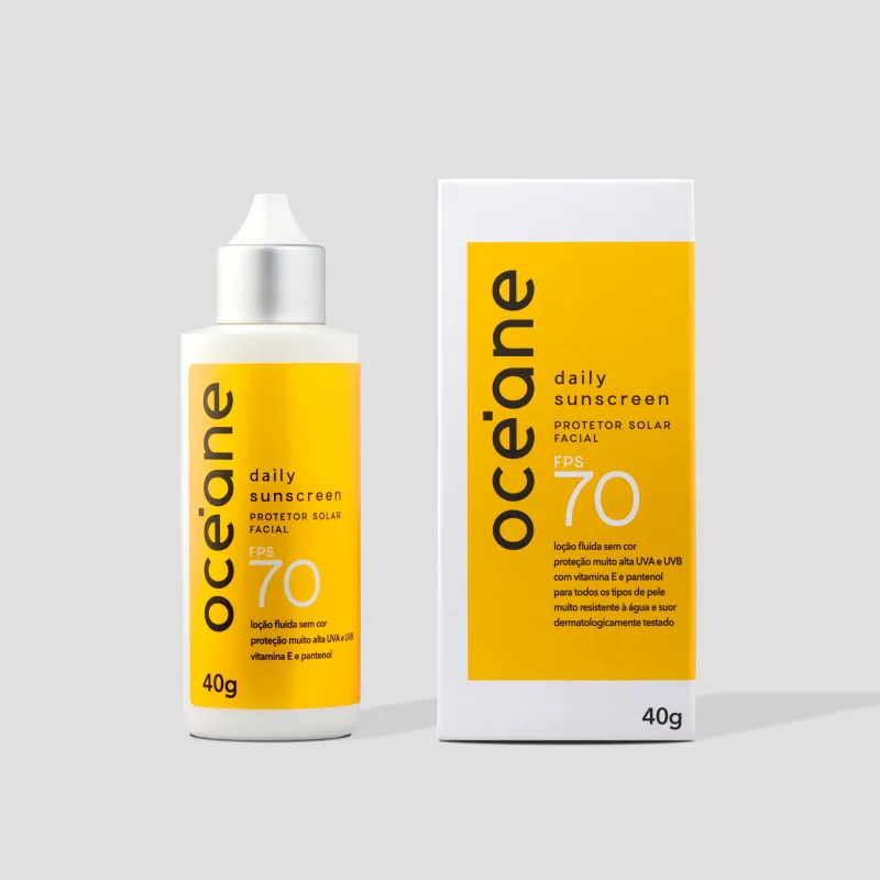 Protetor Solar Facial Fps 70 Daily Sunscreen - Oceane