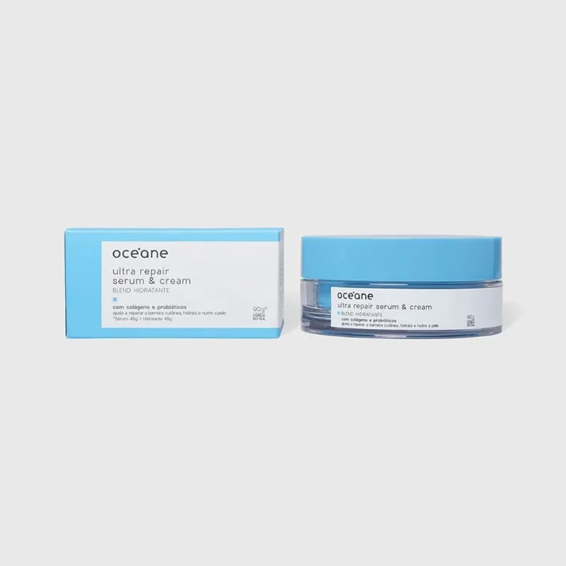 Oceane Duo Ultra Repair Serum 45g And Cream Hidratante 45g - Blend Hidratante - Océane