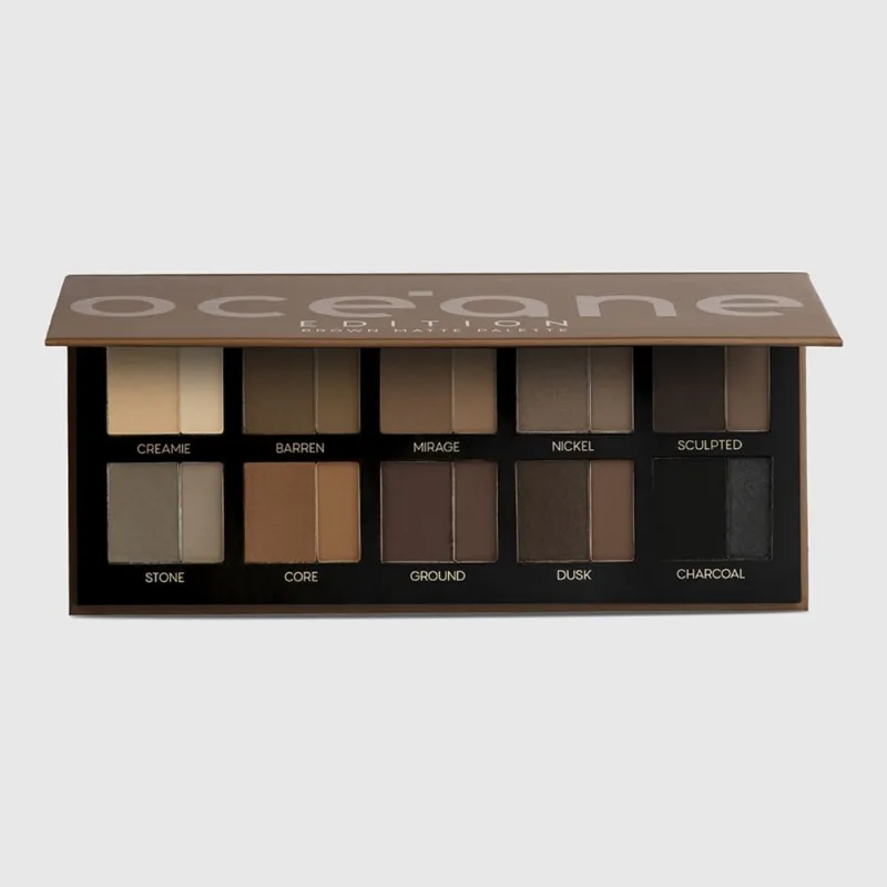 Paleta Multifuncional - Brown Matte Palette Océane Edition 22g Não - Océane
