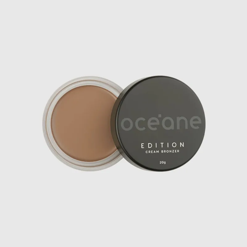 Bronzer Cremoso Marrom Médio Claro - Cream Bronzer Amber Océane Edition - Océane