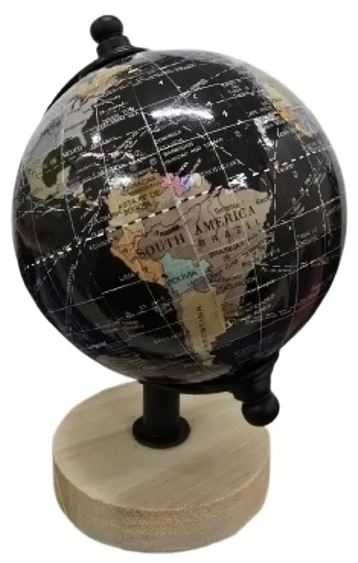 Globo Decorativo Base Madeira Grano - LC