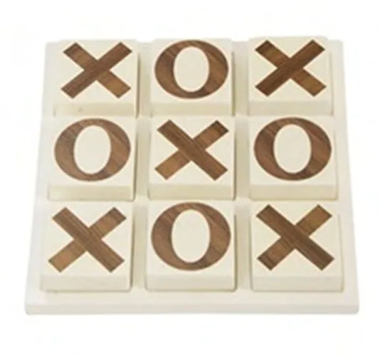 Jogo Da Velha Decorativo De Madeira - LC - Presentes