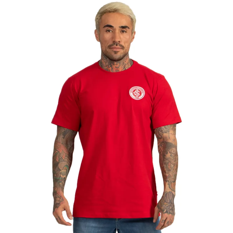 Camiseta Internacional Oficial Classic Algodão Masculina - Internacional