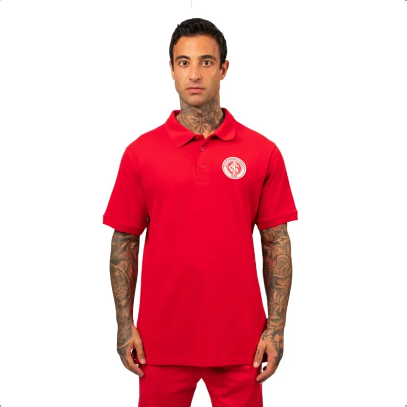 Camiseta Masculina Polo Internacional Oficial Piquet Classic - Internacional