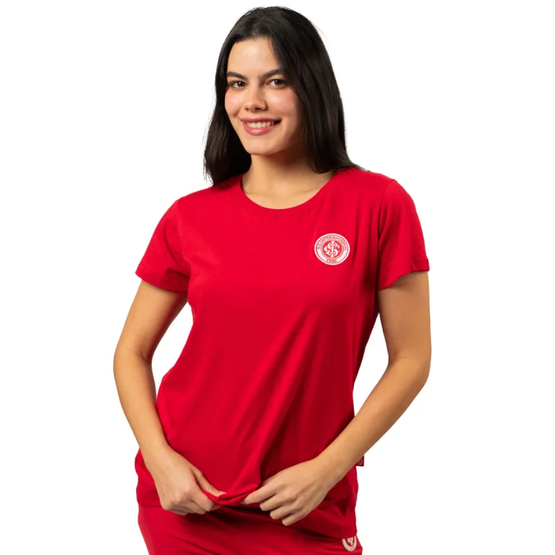 Camiseta Baby Look Futebol Internacional Oficial Classic Feminina - Internacional