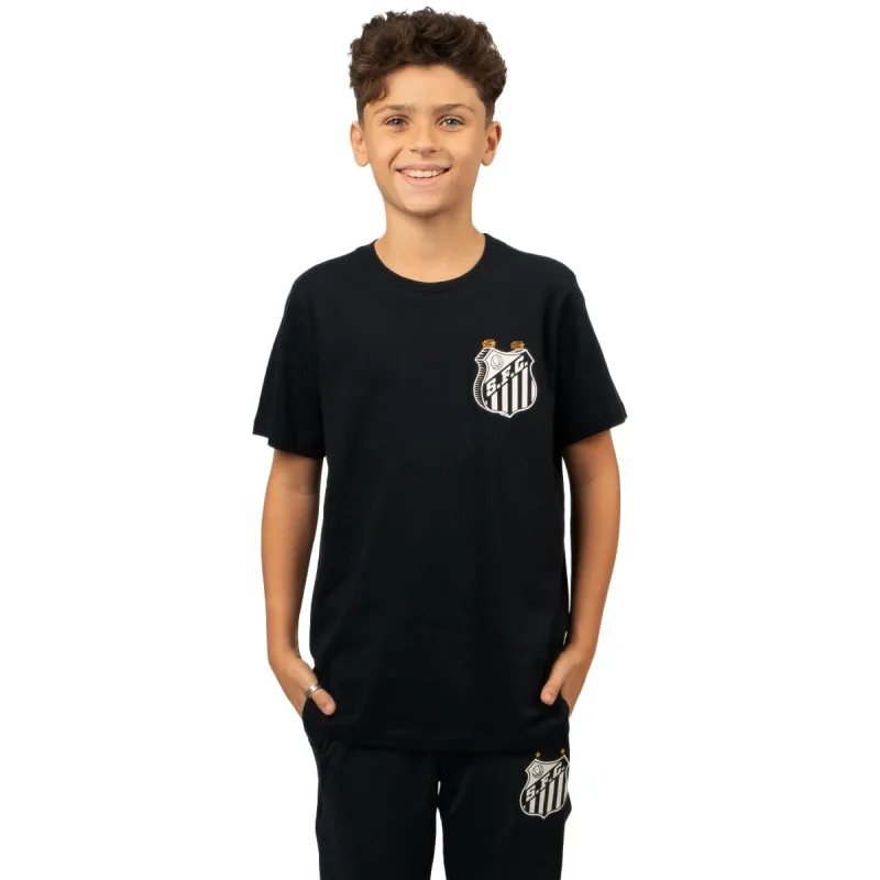 Camiseta Juvenil Santos Oficial Classic Algodão Juvenil - Santos