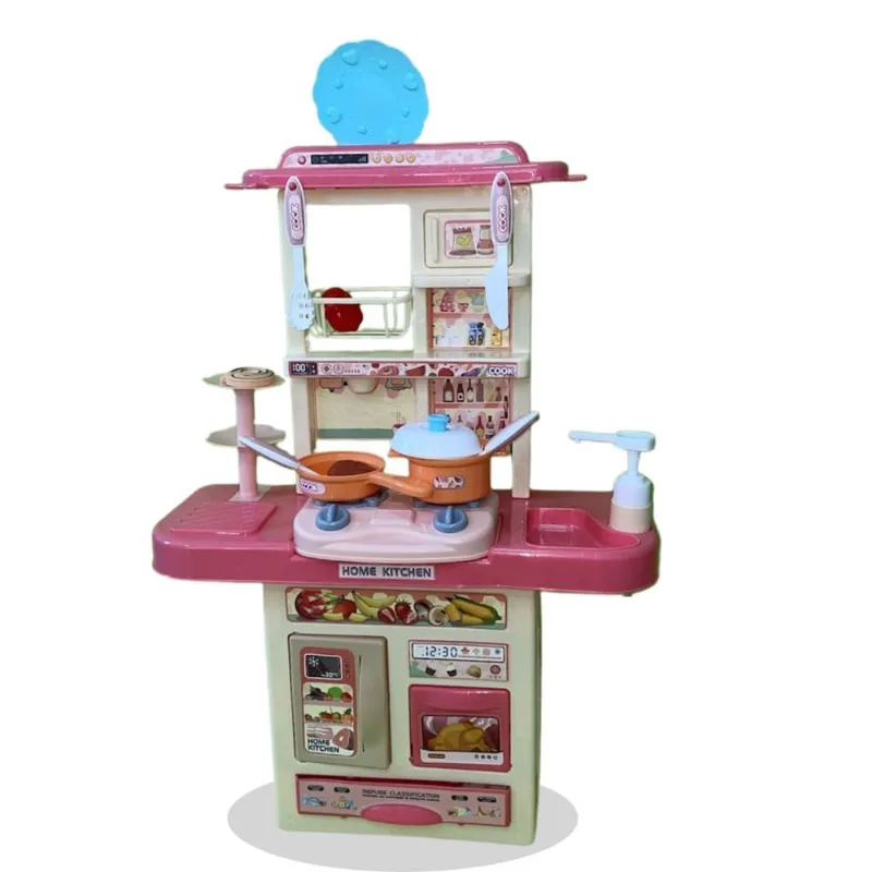 Cozinha Infantil Completa Doce Casinha c/ Luz E Som - hk Brinquedos