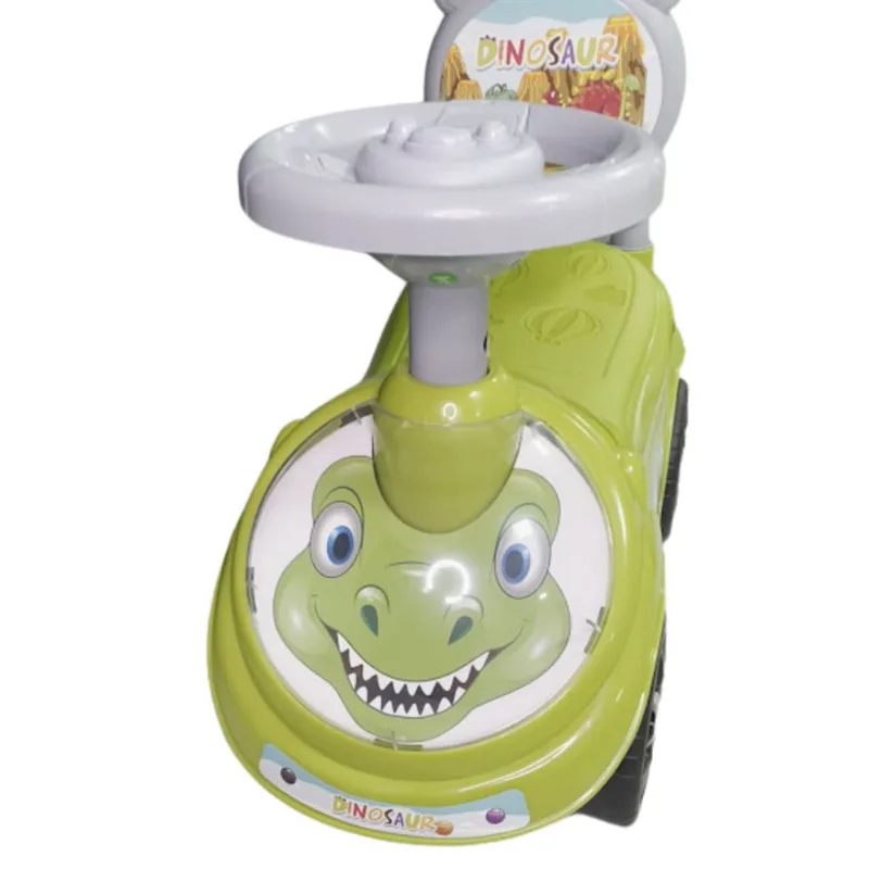 Carrinho Infantil Quadriciclo Andador Bebê Dinossauro C / Som - hk Brinquedos