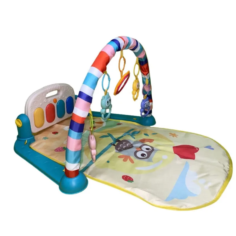 Tapete Piano Musical Infantil Com Luz E Som Coruja - hk Brinquedos
