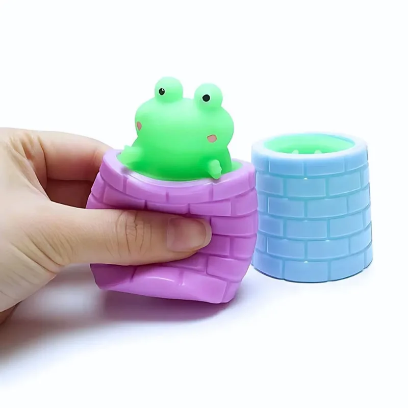 Brinquedo Anti estresse Sapo Espreme Sapinho Divertido Sortido - Castela