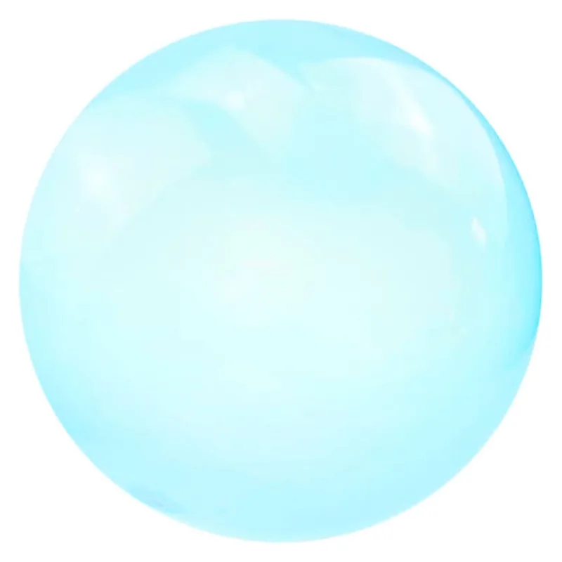 Bola Azul Inflável Bolha Infantil Com Pino Elastica Macio Divertido Castela