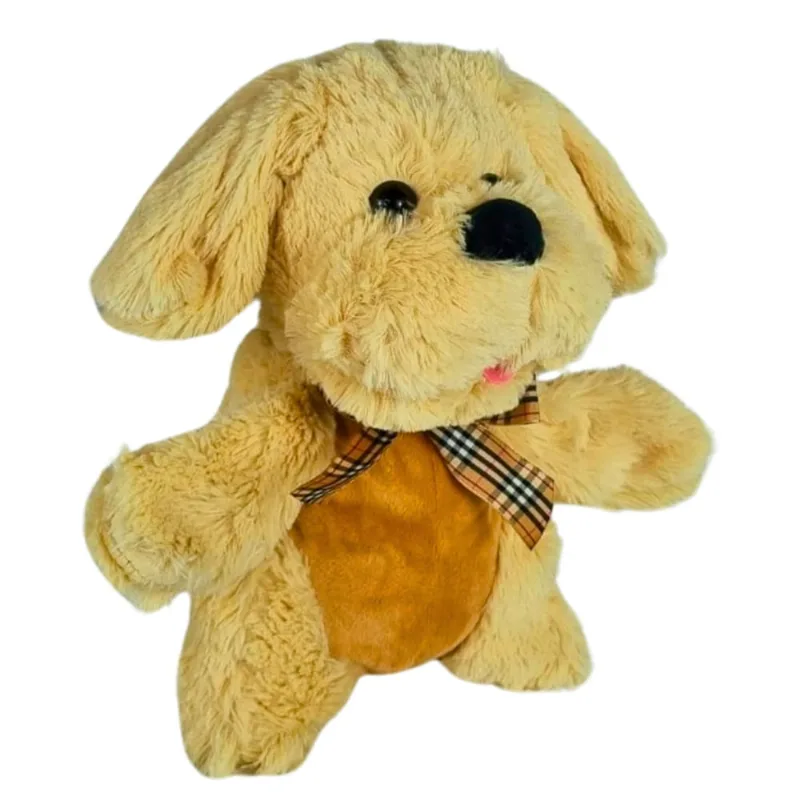Pelúcia Infantil Cachorrinho Que anda Com Som e Movimentos CBY0043 - Castela