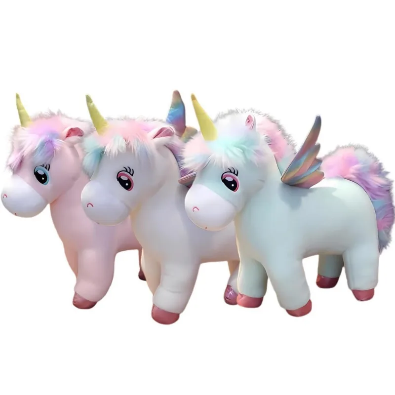 Pelúcia Infantil De Unicornio Com 40Cm Sortido - Castela
