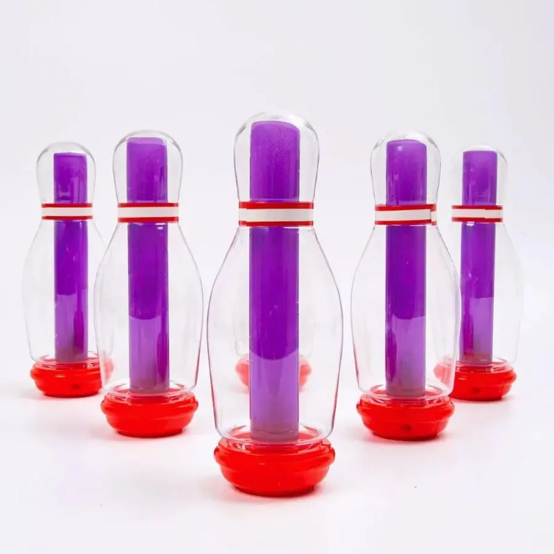 Conjunto Jogo De Boliche Luminoso 6 Pinos Com Led - Castela