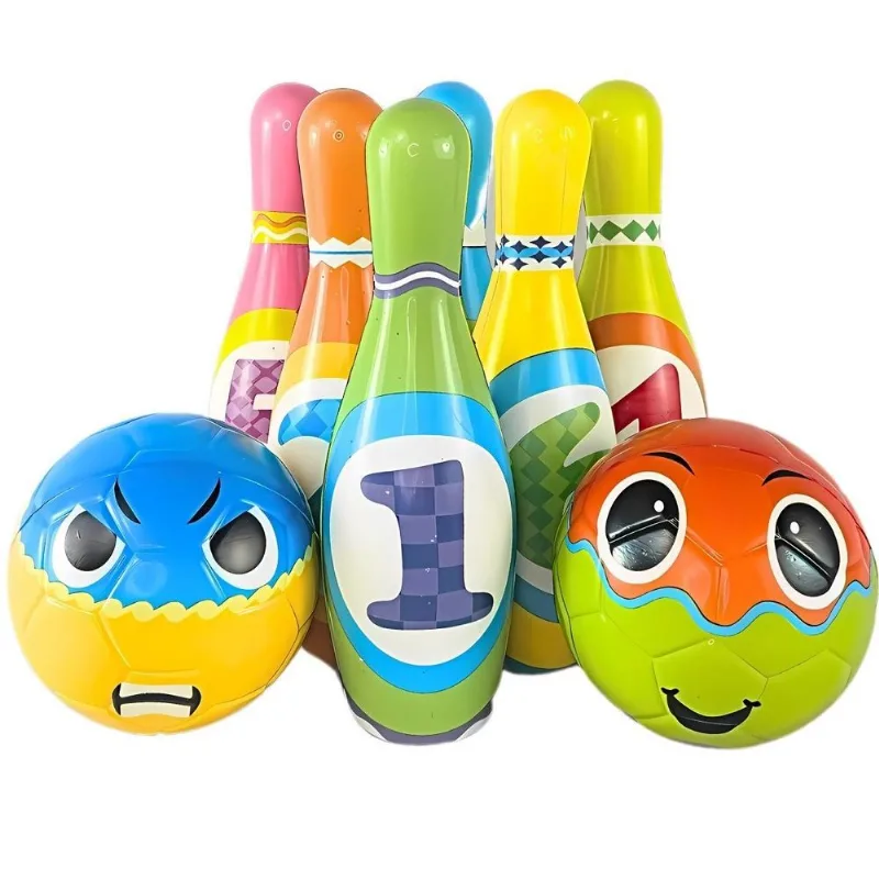 Brinquedo Bolihe 6 Pinos 2 Bolas Macio Divertido - Castela