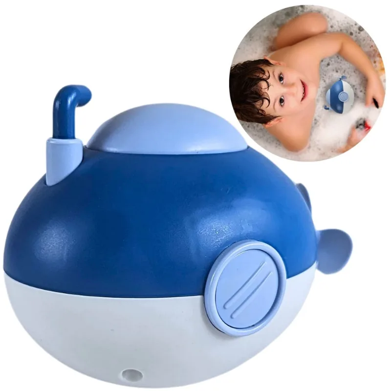 Brinquedo de Banho Infantil Submarino c/ Movimento a Corda - Castela