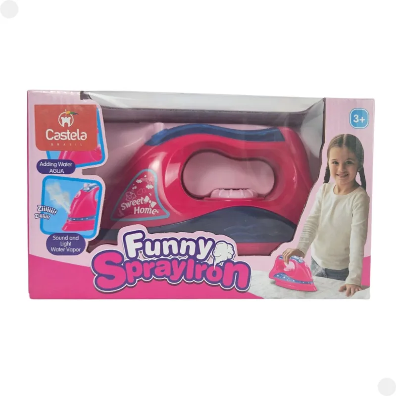 Ferro De Passar Infantil Com Luz E Som CBS0204 - Castela
