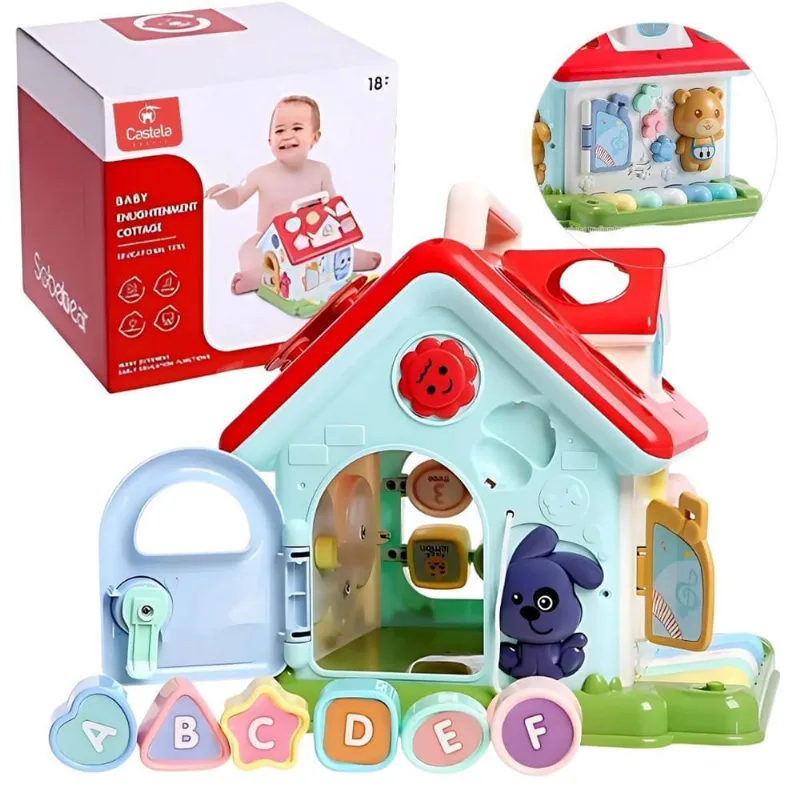 Casinha De Brinquedo Formas Geometricas Eletronica Castela