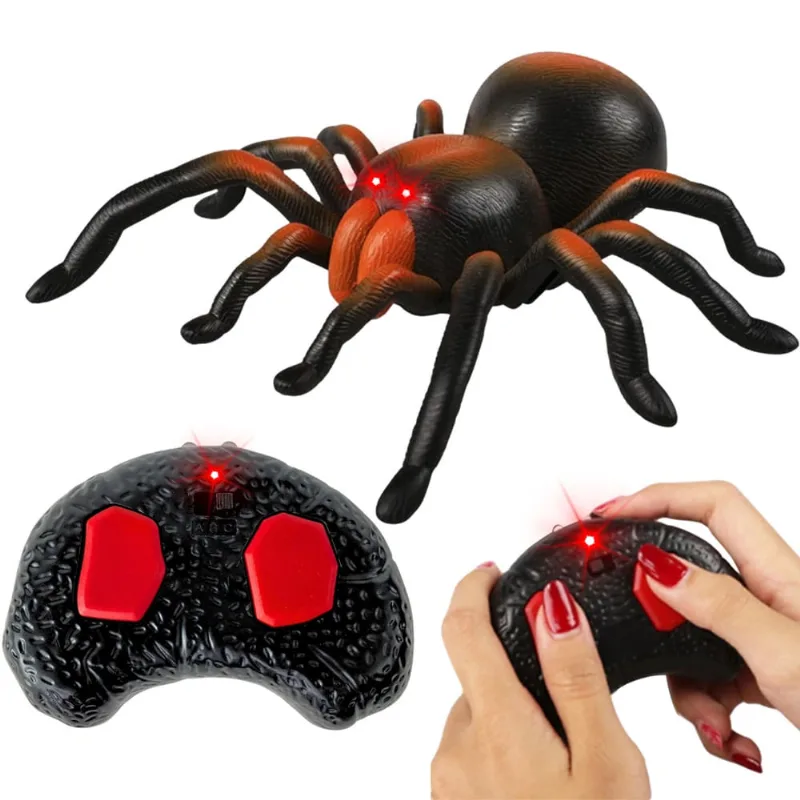 Brinquedo Aranha Controle Remoto Tarântula Infravermelho c/ Luz - Castela