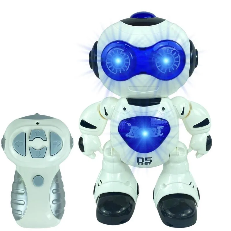 Robô Brinquedo Dança Se Movimenta Com Sons &amp; Luz - Castela