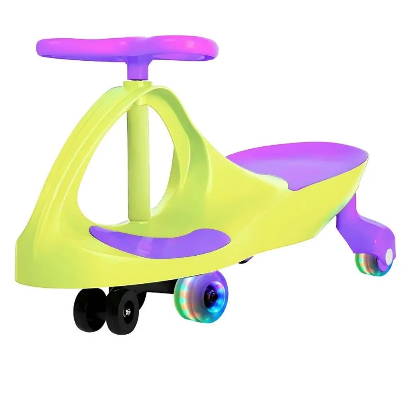 Carrinho Rolimã Zig Zag Car 360 Roda Led Infantil - Castela