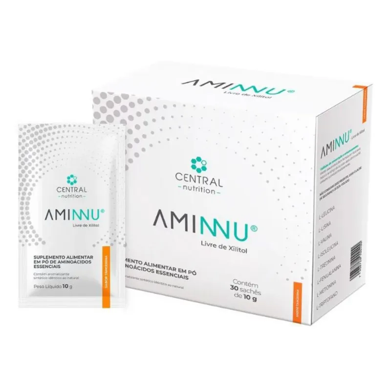 AMINNU LIVRE DE XILITOL 10G TANGERINA 30 SACHES