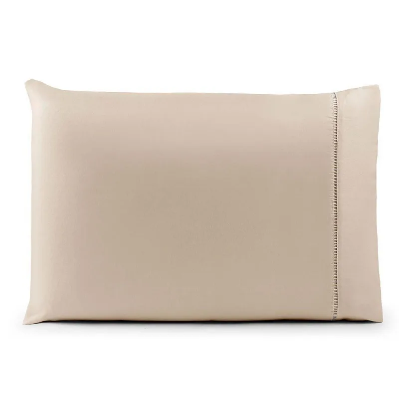 Fronha Avulsa 70cm X 50cm 1 Peça Laura 100% Poliéster Toque Percal 200 Fios Cor:cáqui