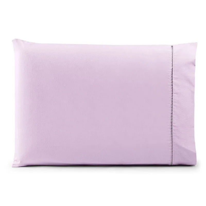 Fronha Avulsa 70cm X 50cm 1 Peça Paris 100% Algodão Percal 150 Fios Cor:lilás
