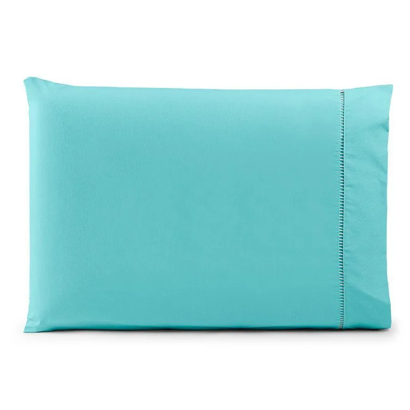 Fronha Avulsa 70cm X 50cm 1 Peça Paris 100% Algodão Percal 150 Fios Cor:verdetiffany