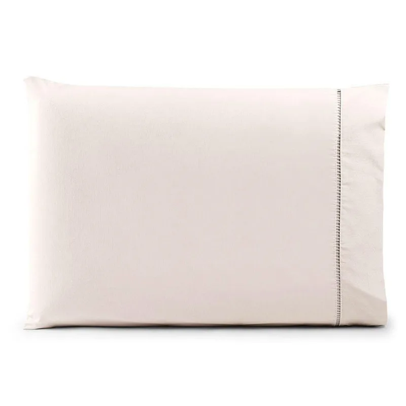 Fronha Avulsa 70cm X 50cm 1 Peça Paris 100% Algodão Percal 150 Fios Cor:palha
