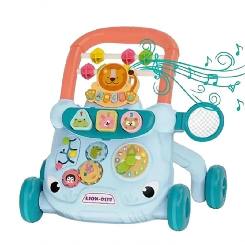 Andador Infantil Musical Educativo Lion-0128 Baby com Atividades Interativas para Desenvolvimento - OUTRAS