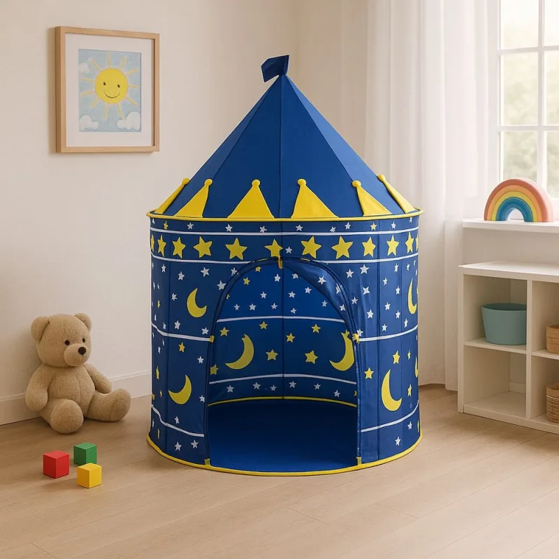 Barraca Infantil Castelo - Azul - Genérica - Bebês