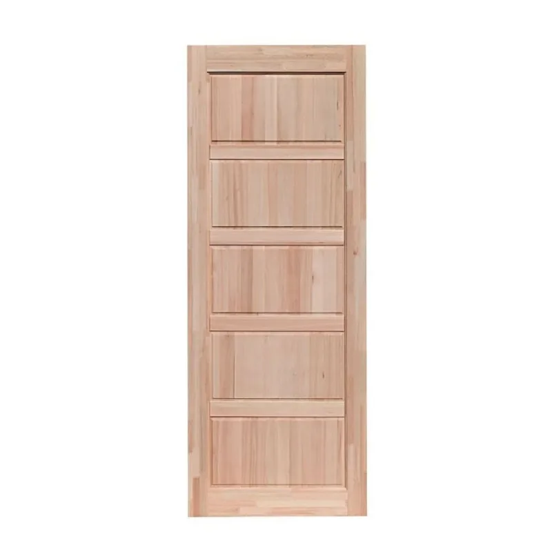 Folha de Porta Frisada MDP Maciça BB023 Reck Folha de Porta Frisada Maciça Eucalipto BB023 210x72cm - RECK