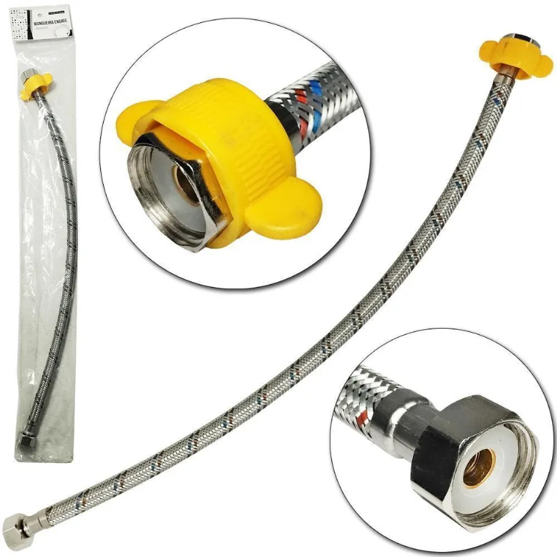 Mangueira Engate Flexivel De Inox 50cm
