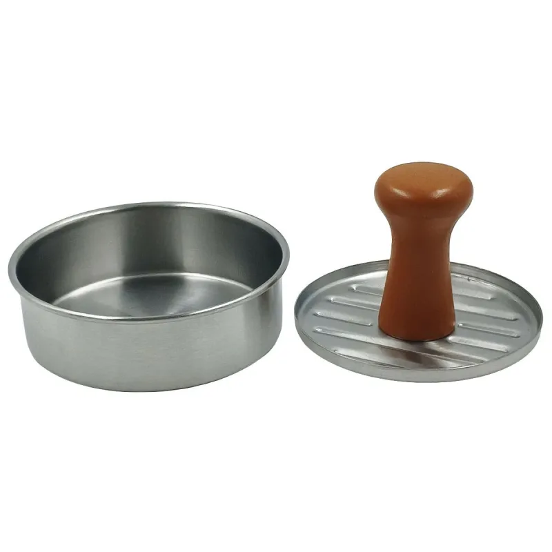 Modelador Hamburguer Profissional, Forma Para Hambúrguer Artesanal 10cm Metal Resistente - Não Informado