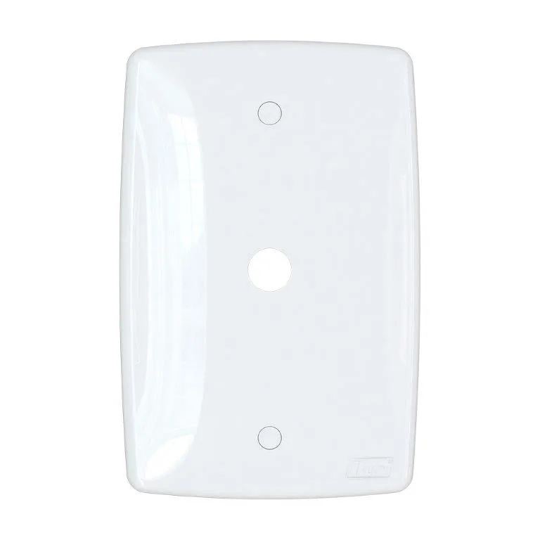 Placa Saída de Fio 4x2 Finesse Plus B.Lux Placa Saída de Fio 4x2 Branca Finesse+ - B.LUX