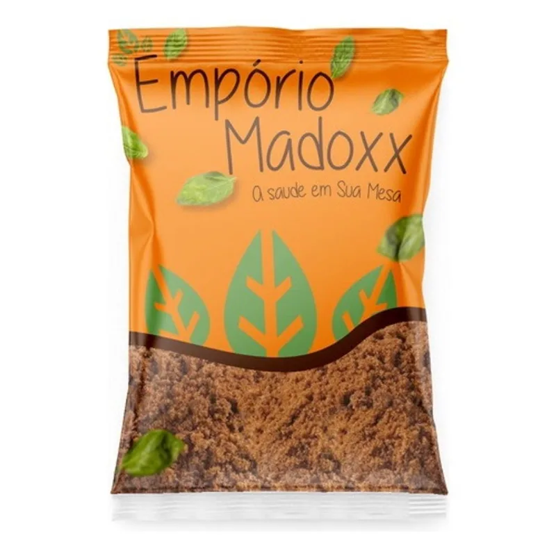 Açúcar Açucar Mascavo 1kg Madoxx Natural Não Refinado Nutrientes Sabor Saudáveis Vegano, Sem Glúten Sustentável