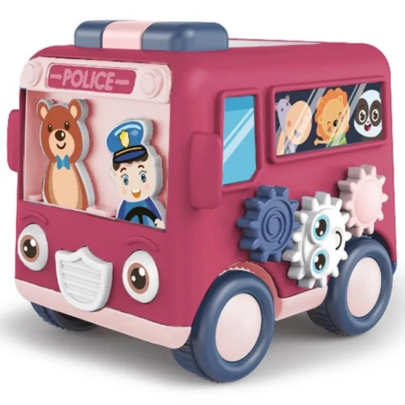 Mini Ônibus Divertido Pimpolho Rosa 0300549 (MP) - pimpolho