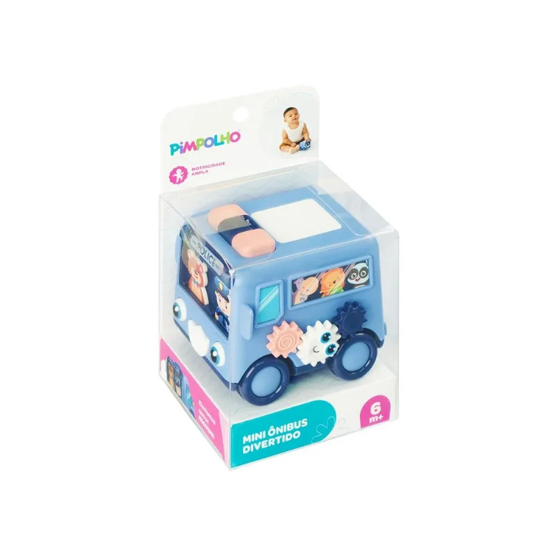 MINI ONIBUS DIVERTIDO MASC PIMPOLHO - pimpolho