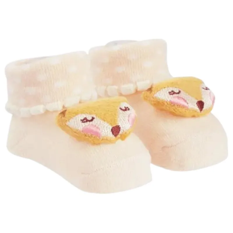 Meia Pimpolho Bichinho LED Raposa Rosa 00-15 (MP)