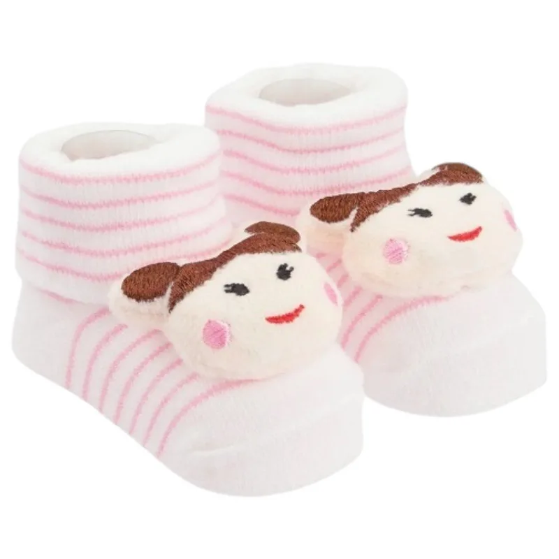 Meia RN Pimpolho Bichinho LED Menina Branco 0300801-01 (MP)