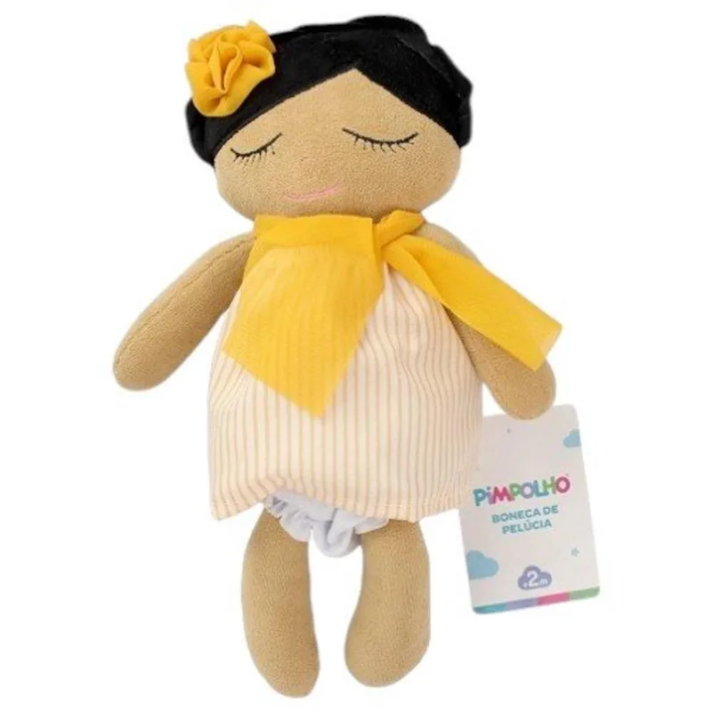 Boneca De Pelúcia Pimpolho 30cm Amarelo 0300830-008 (MP) - pimpolho